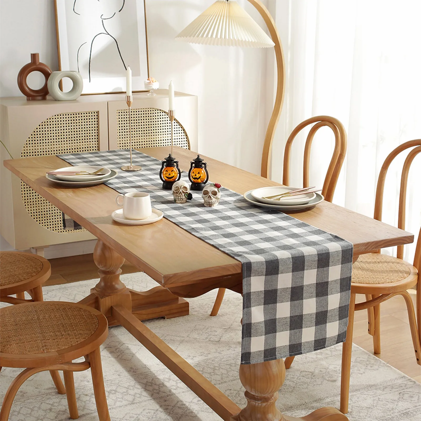

Halloween Themed Black Cat Table Cloth Waterproof Dining Tablecloth Kitchen Decor Coffee Cuisine Party Table Cover Mantel Mesa