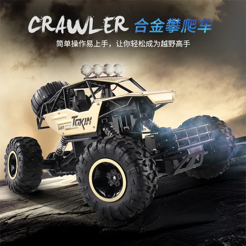 

1:12 Alloy Climbing Car Mountain Bigfoot Four-wheel Drive Remote Control Off-road Vehicle Remote Control Car