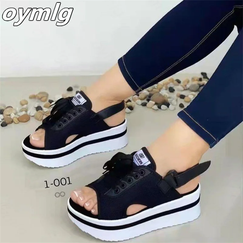 

New large size sports sandals thin strap buckle fashion summer outer wear comfortable 2022 women's sandals platform sandals