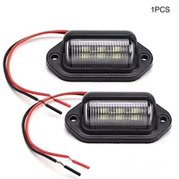1pcs 12v led number license plate light for car boats motorcycle automotive aircraft rv truck trailer exterior lamps