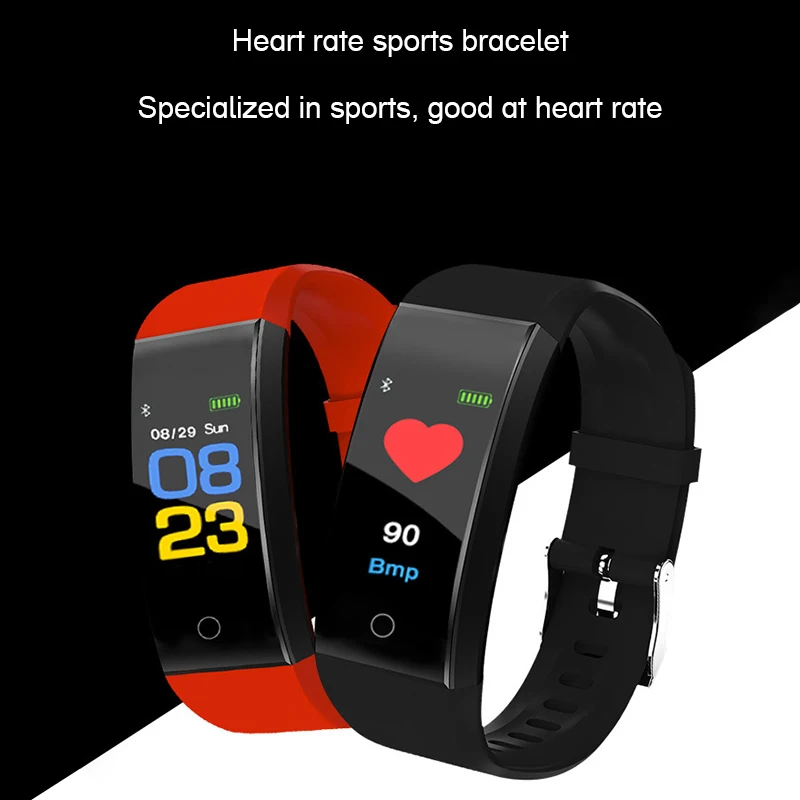 

LED Big Screen Sports Wristband Bluetooth Smart Bracelet Waterproof Heart Rate Monitoring Sports Fitness Sports Bracelet