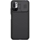 Чехол от Nillkin CamShield Case для Xiaomi Poco M3 Pro 5G и Redmi Note 10 5G с защитной шторкой для камеры