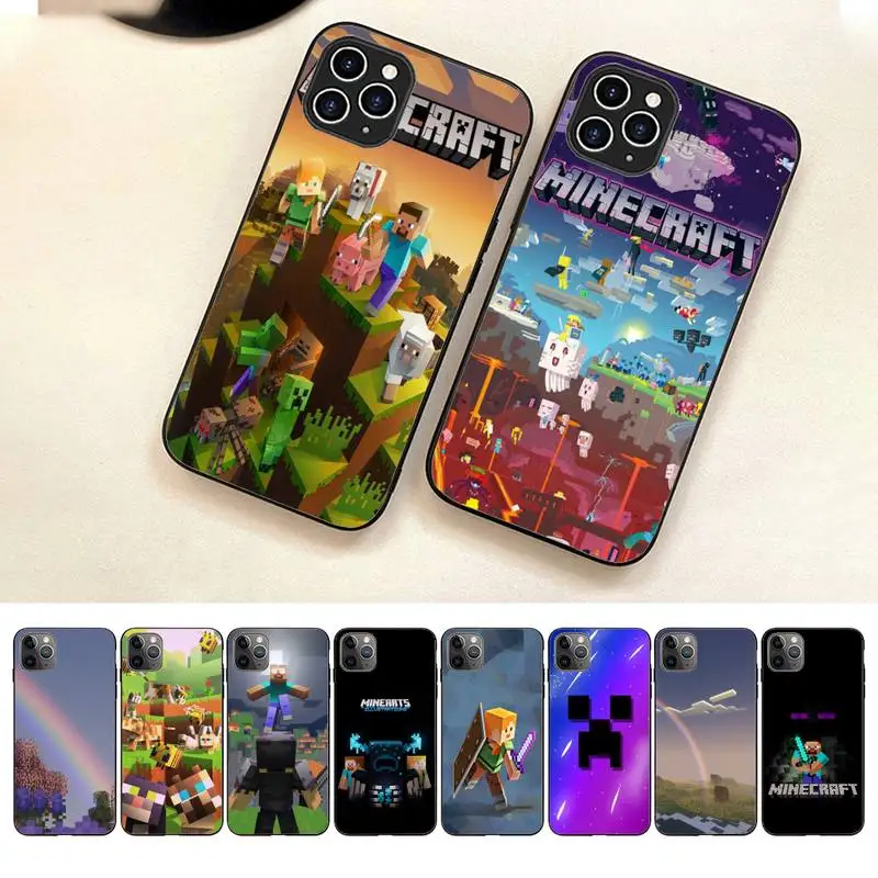 

Game Mine C-Crafts Phone Case For Iphone 7 8 Plus X Xr Xs 11 12 13 14 Se2020 Mini Pro Max Case