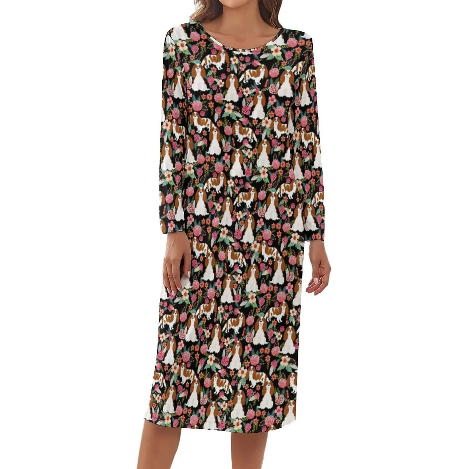 

Женская винтажная Пижама с U-образным вырезом