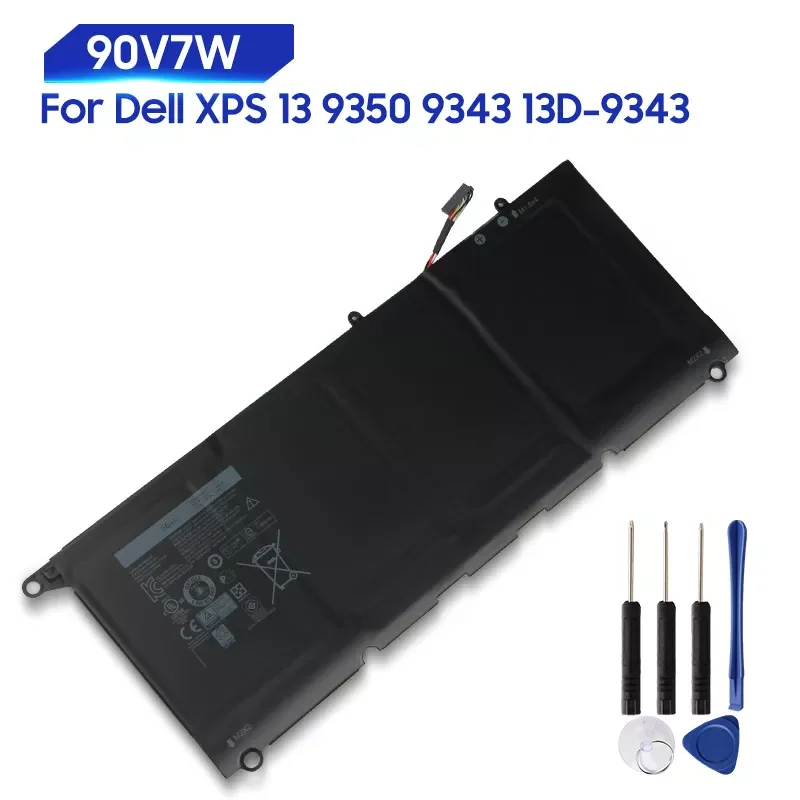 

Replacement Battery For Dell XPS 13 9343 9350 13D-9343 90V7W 0N7T6 DIN02 RWT1R JHXPY 5K9CP JD25G Genuine Battery 56Wh