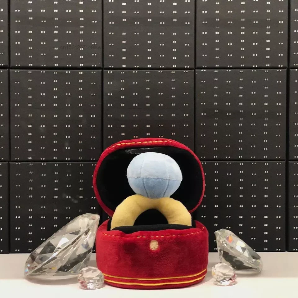 

Squeak Plush Toy Ring Box Diamond Ring Case Stuffed Pet Chew Puppy Toy Sounds Puppies Kids Soft Dog Bitter Interested Toys