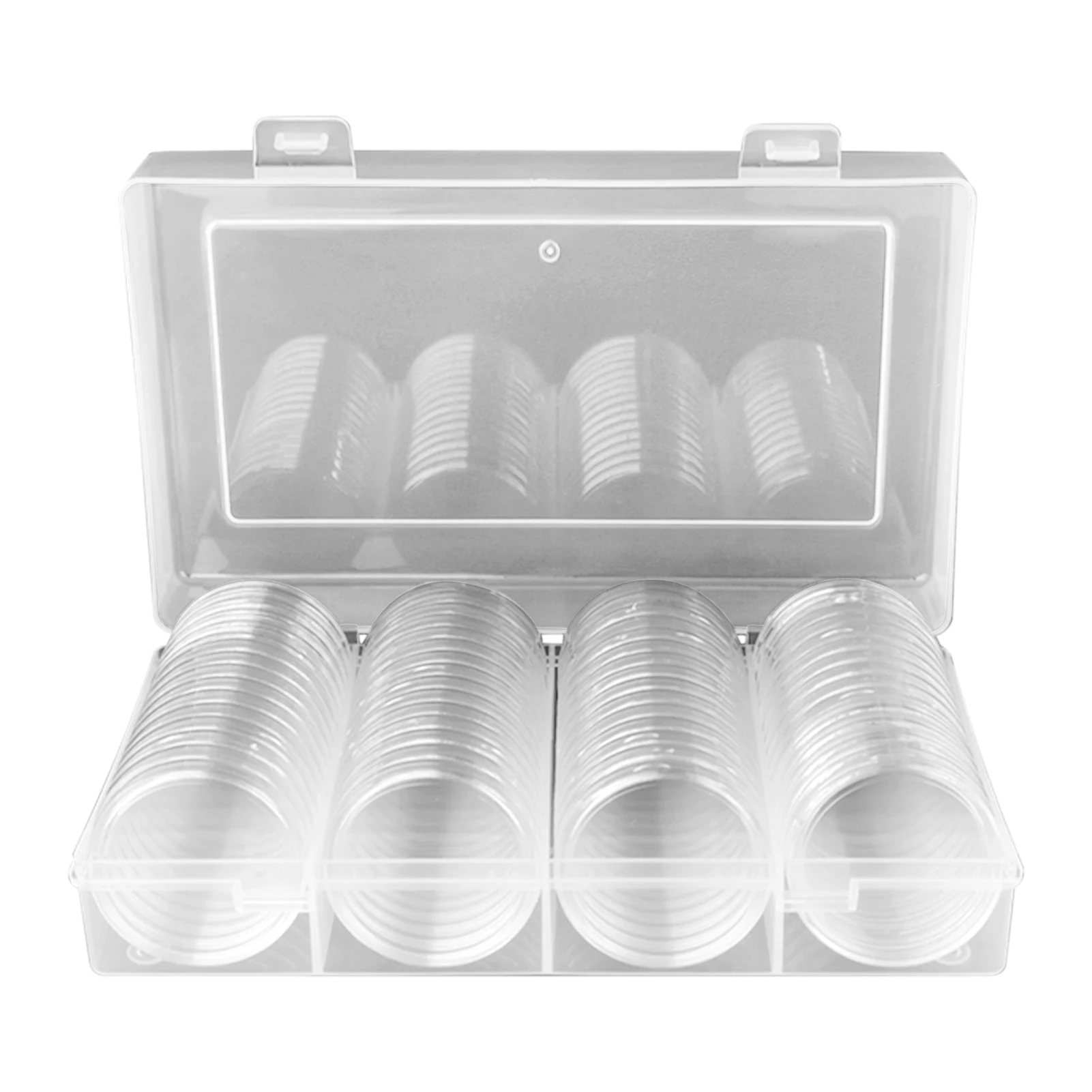 

Professional Protective Cover Sealed With Gasket Plastic For Collection Universal Collector Round Capsule Clear Gift Coin Holder