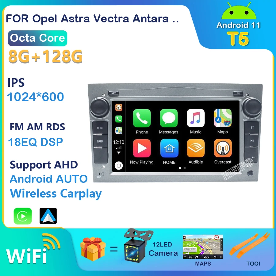 Android 11 2 DIN Car Stereo GPS for radio opel astra H G J antara Vectra C Antara Zafira B Vivaro Meriva Vectra B BT