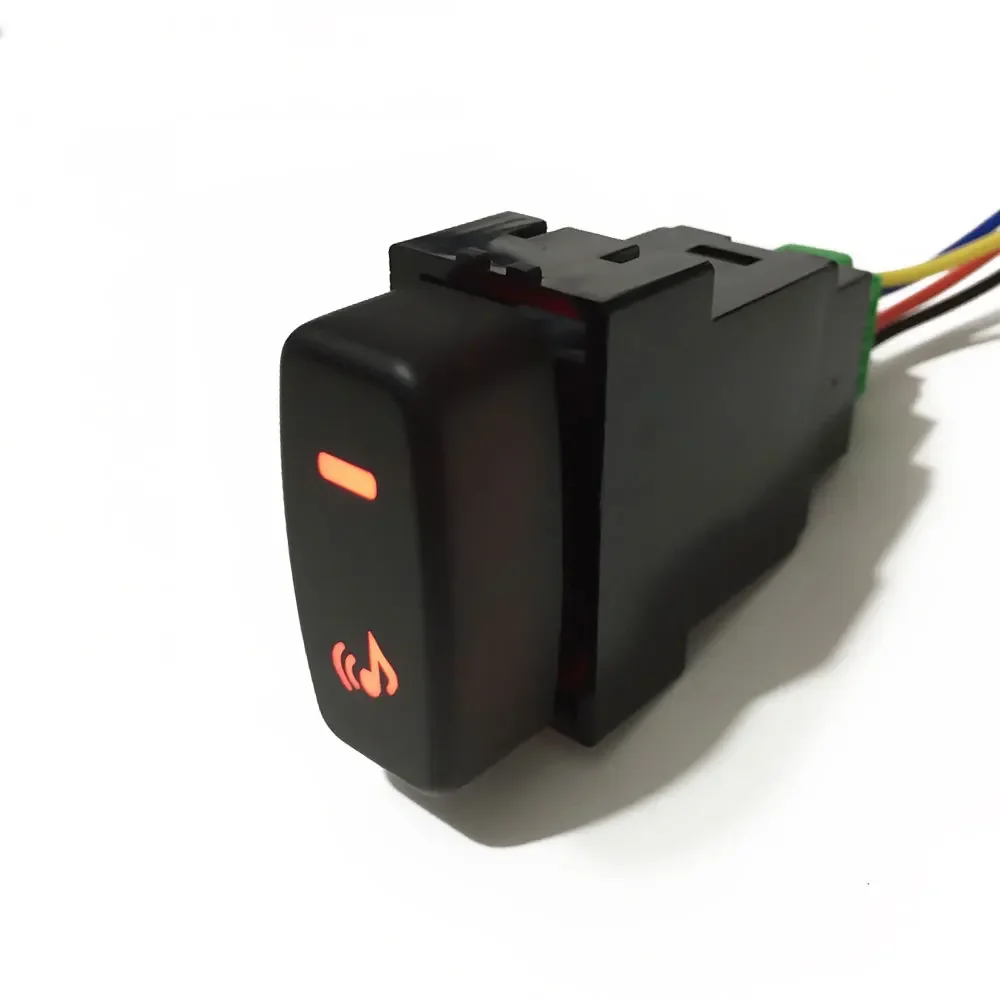 

Автомобильный красный светодиодный переключатель для тумана, лампа DRL, мощная музыкальная прожекторная кнопка для Mitsubishi Pajero V73 V93 Lancer Outlander ASX L200, инструменты