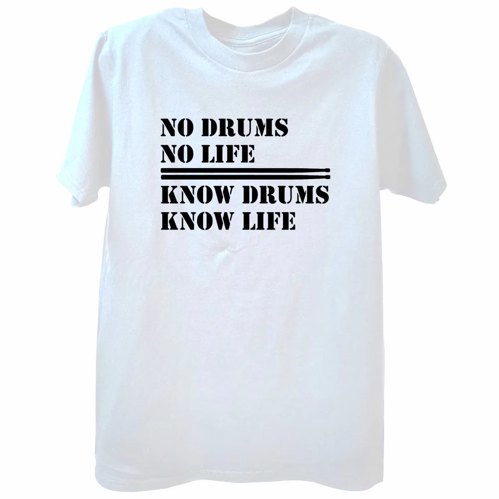 

Drummer Quotes Drumsticks Funny Gift T-Shirt Graphic Fashion New Cotton Short Sleeve Drums Drumming Band Rock Tshirt