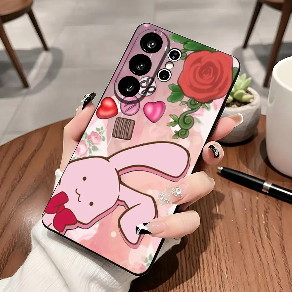 Фото Чехол для телефона Honey Senpai Usa-chan для Samsung S26 Ultra S25 Edge S23 S22 S21 S20 A57 A37 A17 Plus S24 Fe №4