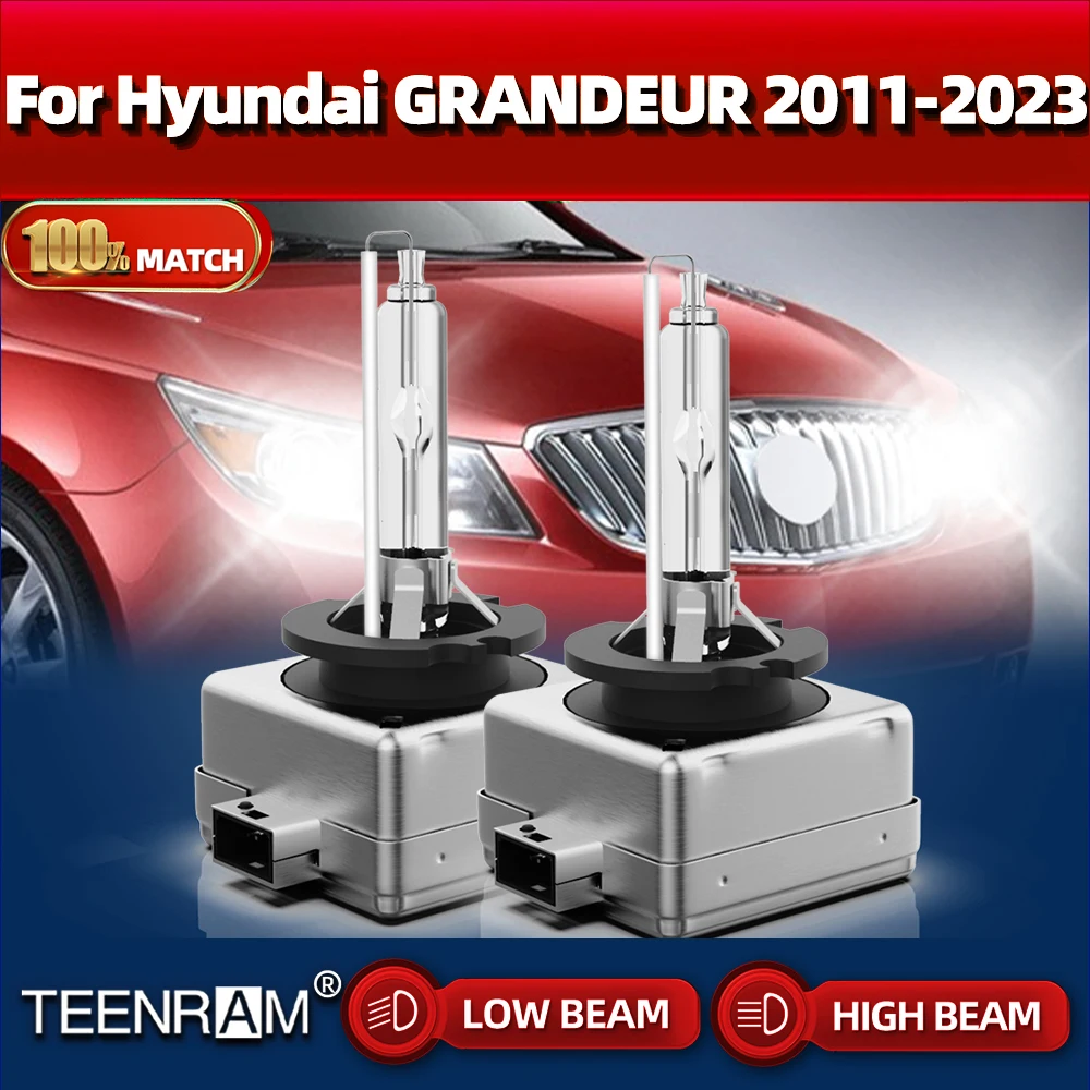 

35W D1S ксеноновая HID-Лампа 6000K белые ксеноновые лампы фар 20000LM для Hyundai GRANDEUR 2011-2017 2018 2019 2020 2021 2022 2023