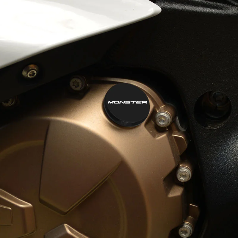 Новейший мотоцикл с ЧПУ крышка масляного бака двигателя болты защитная для Monster821