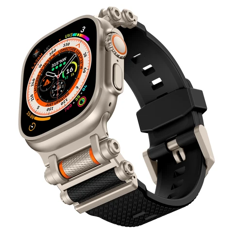 Силиконовый ремешок для Apple Watch Ultra 2 CRESTED 49 мм