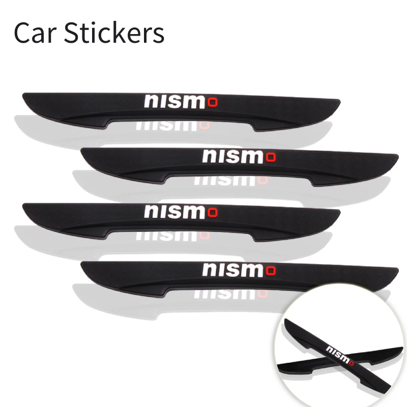 

4PCS Protector Car Sticker Door Anti-collision Bumper Strip Guards Side for Nismo Nissan Juke Tiida Teana GTR 350Z 370Z 240SX