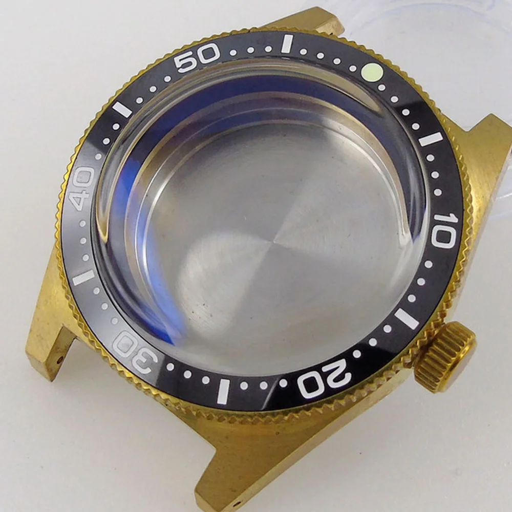 Тандорио 62MAS настоящая твердая бронзовая сталь 41 мм Корпус для часов с