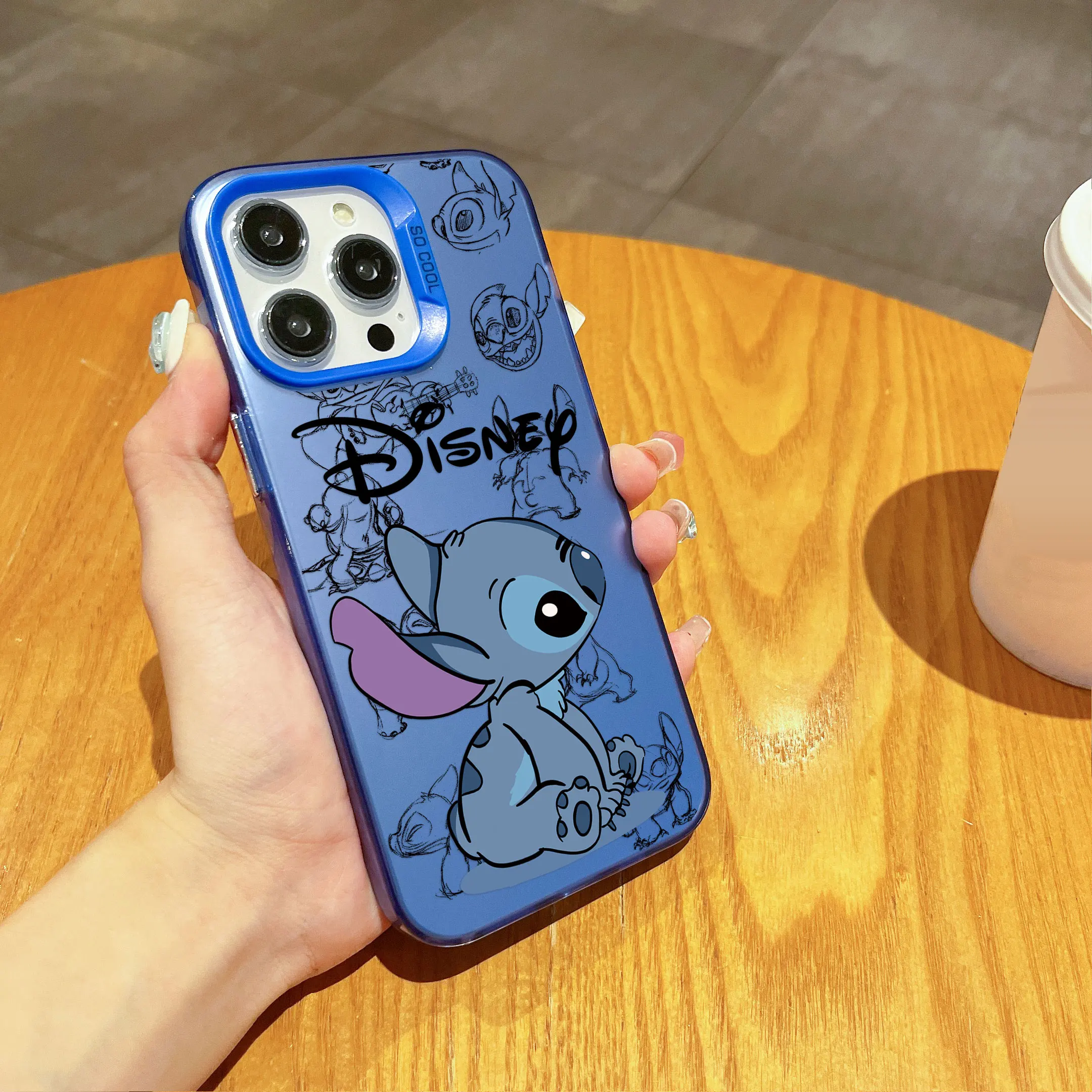 Популярный противоударный чехол с мультяшным стичем для OPPO A5 A16 A18 A31 A38 A53 A55 A57 A58 A74