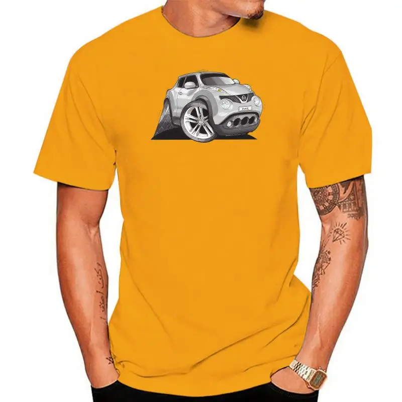 

2022 New Trendy Hot Sale Men High Quality Classic Japanese Car Fans Juke Printed Koolart Cartoon White Logo Shirts