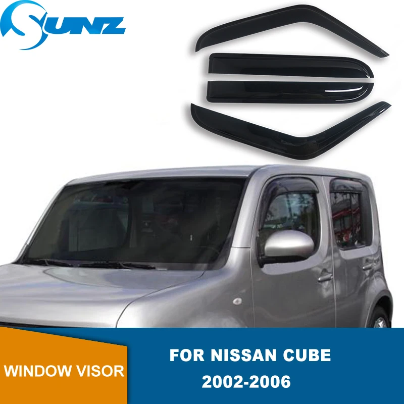 Козырек дверной для Nissan Cube 2002 2003 2004 2005 2006 клейкий с защитой от солнца дождя