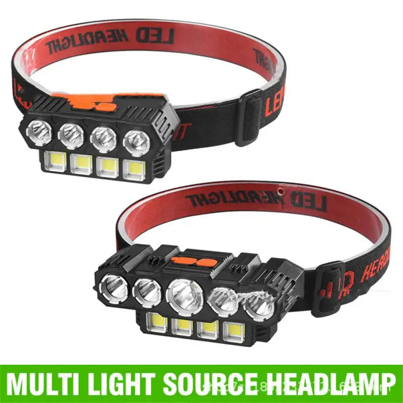 

Портативный USB-налобный фонарь, 5 светодиодов