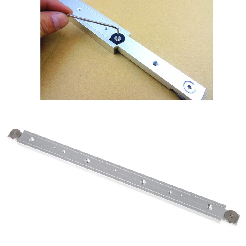 

450mm Aluminium Alloy Rail Miter Bar Slider Table Saw Gauge Rod Woodworking Tool