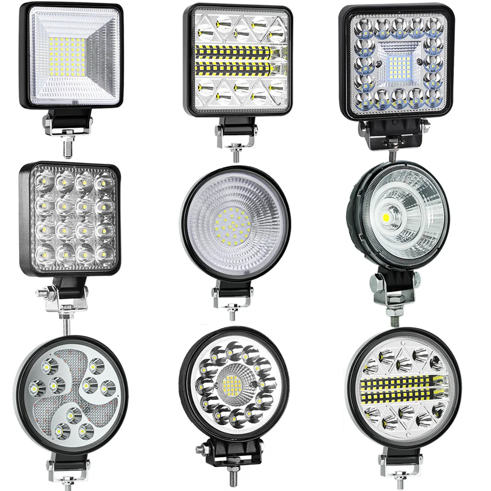 12 В 24 В светодиодная балка для внедорожника точечное прожекторное комбинисветодиодный ное светодиодное рабочее освещение COB SMD для грузовика трактора внедорожника 4WD 4x4 лодки ATV бара передсветильник s