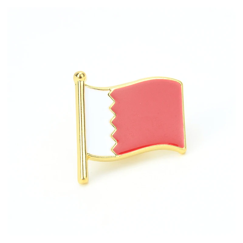 Bahrain County Flag Enamel Lapel Pins