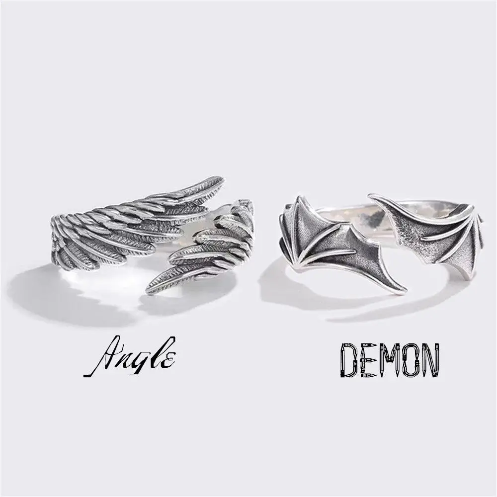 Подарок на день Святого Валентина модное Открытое кольцо для влюбленных панк