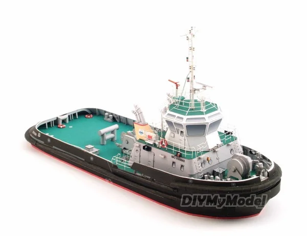 

DIYMyModeI 1:100 Масштаб Польша Centaur II Tug лодка корабль Сделай Сам Бумажная модель набор игрушки ручной работы головоломки