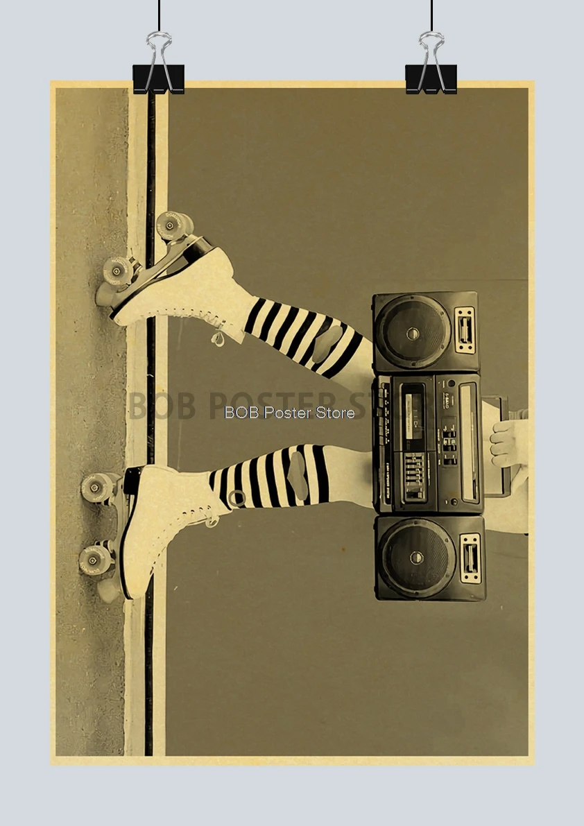 

Настенная наклейка Vintage Music Records lanxihaibao