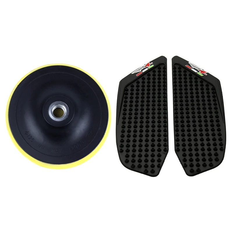 

M14 Backing Pad Polishing Buffing Plate with Motorcycle Protector Anti Slip Tank Pad Sticker