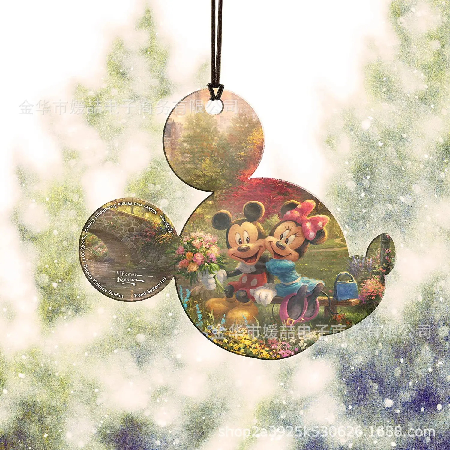 

Disney Cartoon Mickey Mouse Minnie Anime Figures Christmas Tree Decoration Pendant PVC Action Model Doll Toys Christmas Ornament