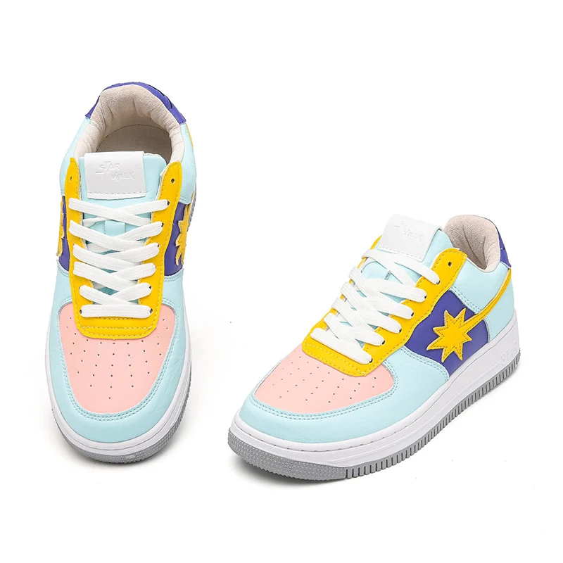 Breathable Fashion Men Running shoes Sneakers Genuine Lether 2022 New Women's Autumn tenis shoes sports zapatillas mujer