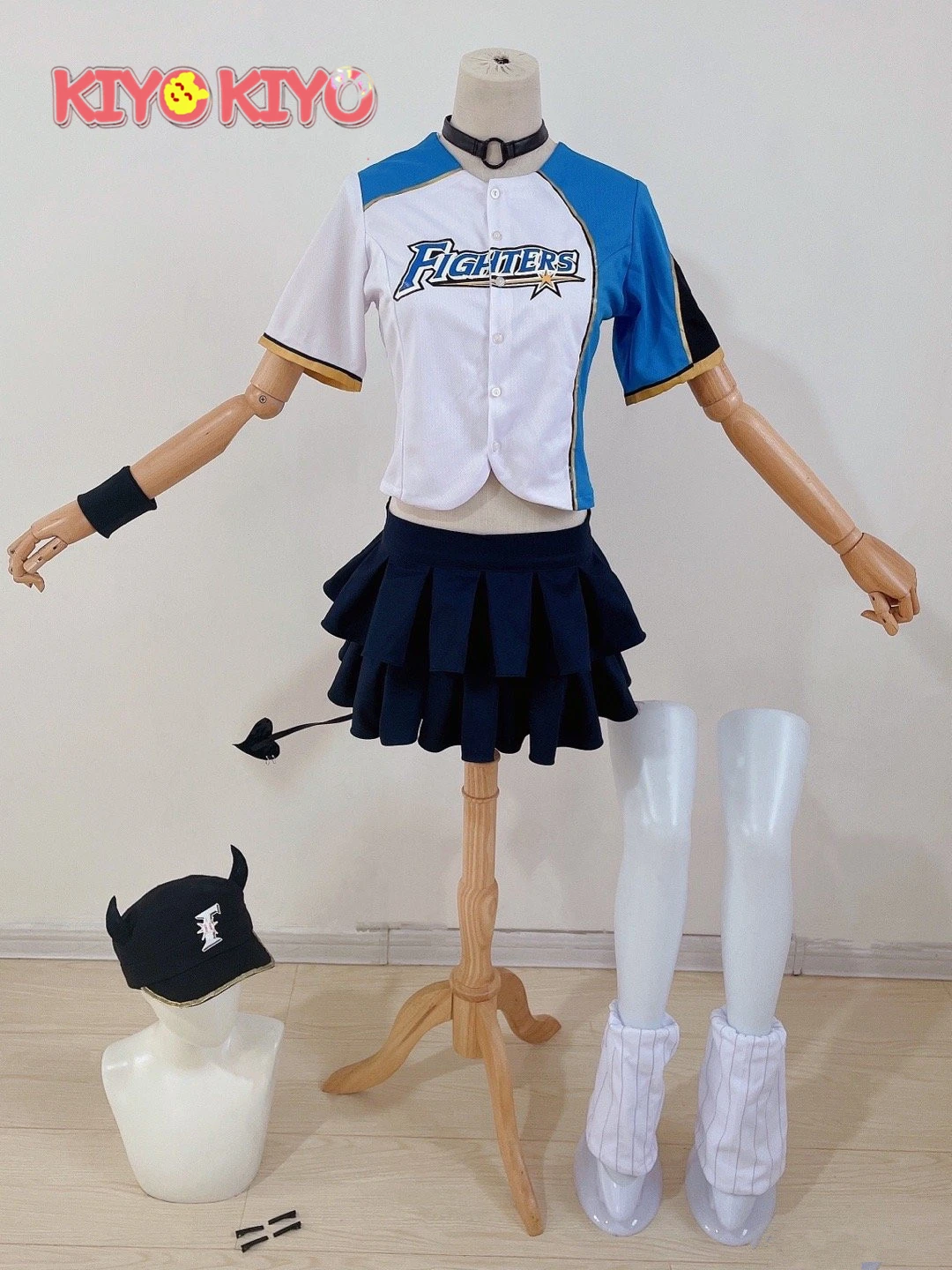 

KIYO-KIYO Custom made/size Hololive VTuber Usada Pekora Tokoyami Towa Shishiro Botan Shirakami Fubuki Cosplay Costume