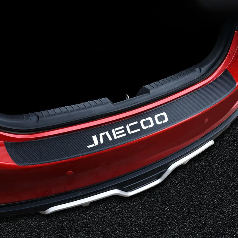 Задний бампер багажника автомобиля защитная накладка на край наклейка из