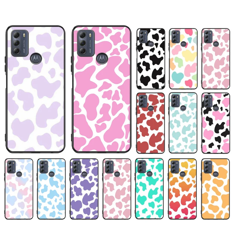 

Cow Print Phone Case for Motorola Moto G 5G G50 G30 G10 G60 G Pure G Stylus G40 Fusion G Play G Power