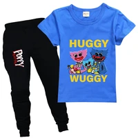 sonic the hedgehog boys clothing setssummer girls clothes casual outfit kids tracksuit teen children clothing suit 2 15 year
