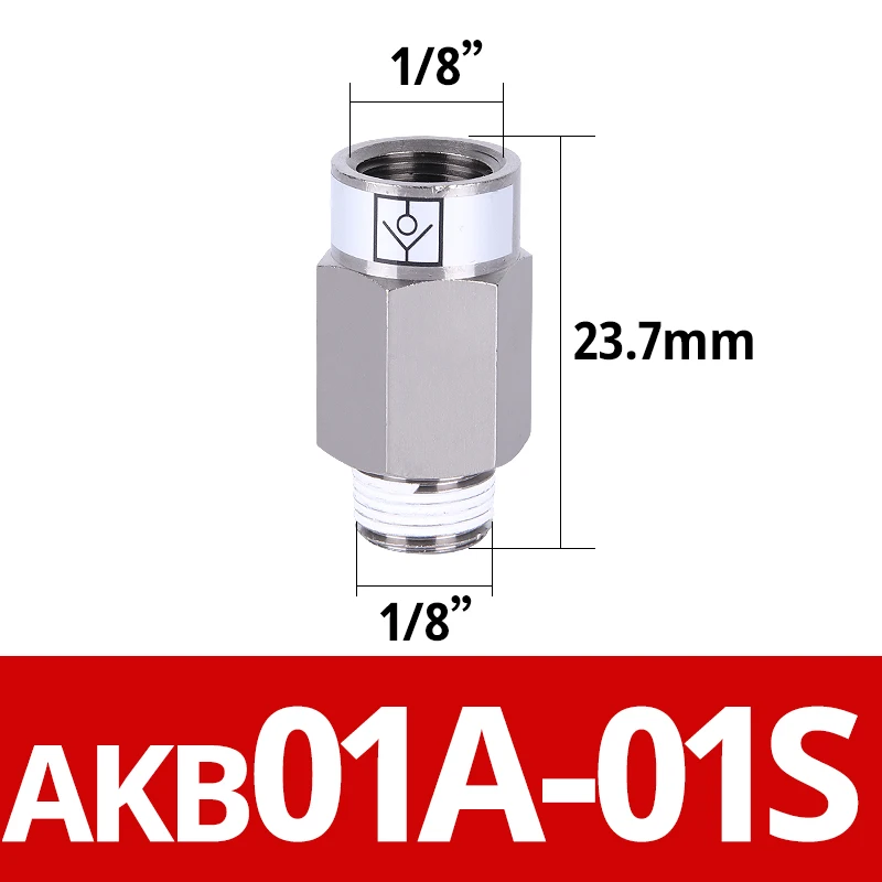 

Односторонний Воздушный Пневматический Контрольный разъем серии AKB