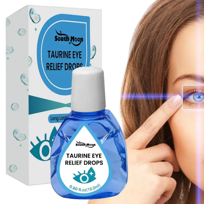 

18ml Eye Care Liquid Drops Relief Redness Fatigue Dry Vision Blurred Anti-Itchy Pain Relief Eye Health Care Liquid