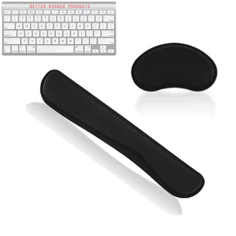 

Прочный Набор из пены с эффектом памяти, нескользящая поддержка запястья мыши/подставка для запястья клавиатуры для офисной компьютерной к...