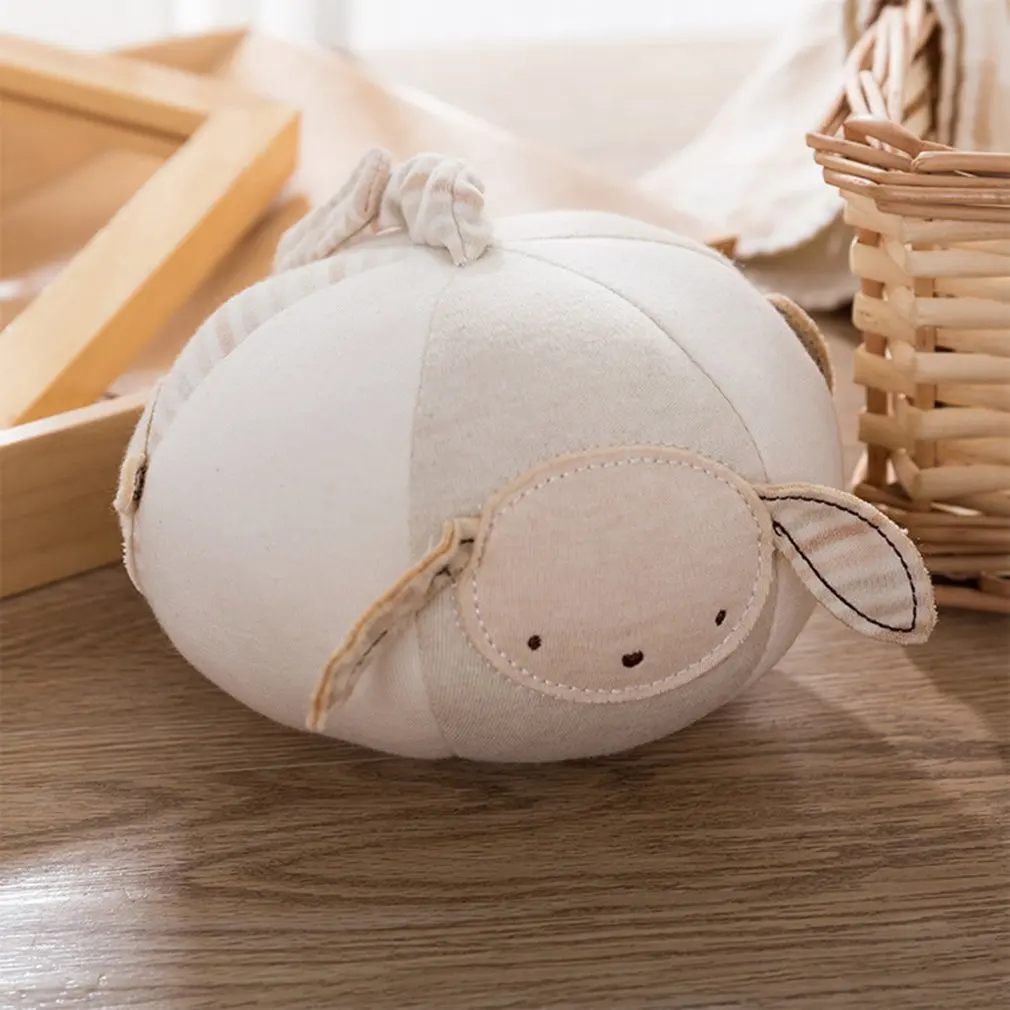

Cotton Baby Bell Hand Grasp Educational Toys Infant Mobility On The Crib Bed Hanging Toy Plush Dolls Gift