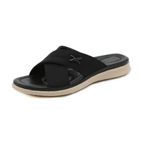wedges slides summer strap women slippers fashion home indoor sandals female breathable flip flops ladies 2022 anti slip shoes