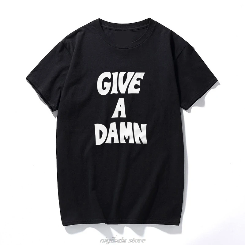 Футболка Give A Damn As Worn By Alex Turner 100% хлопок музыкальный подарок топ Camisetas Hombre модные