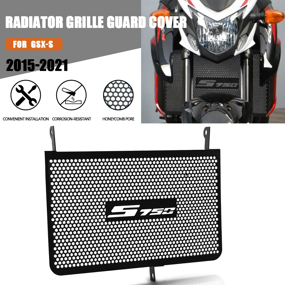 

For Suzuki GSXS750 GSX-S750 GSXS GSX-S 750 2015-2017 2018 2019 2020 2021 Radiator Protective Cover Grill Guard Grille Protector