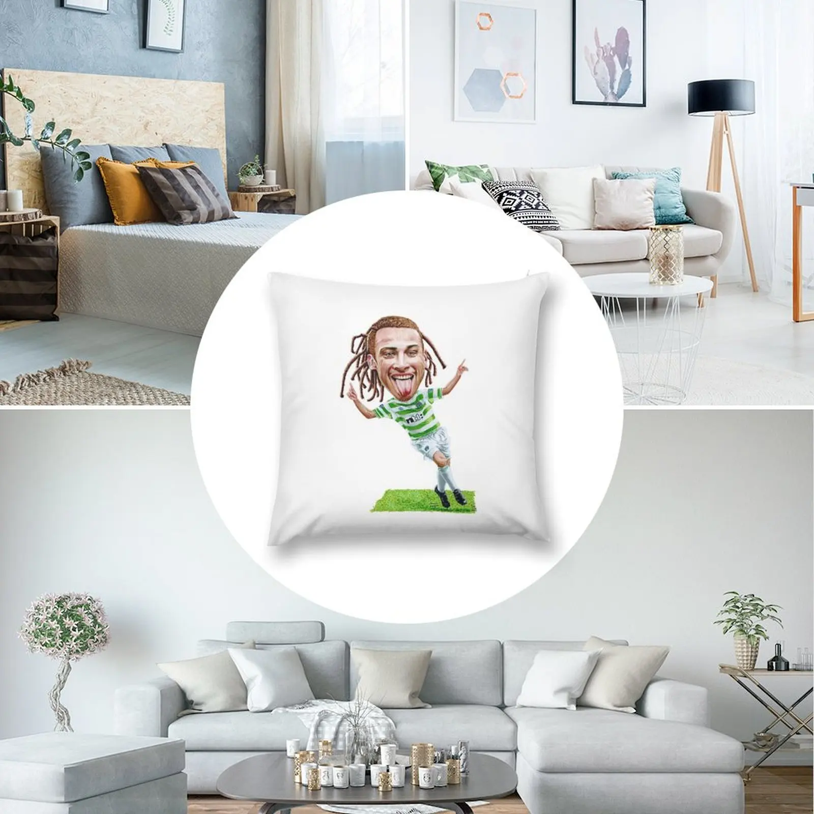 Henrik Larsson-кельтская декоративная подушка для осени