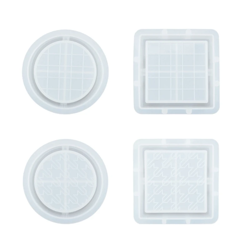 

Epoxy Resin Silicone Mold Checkerboard Houndstooth Organizer Mold for DIY Crafts
