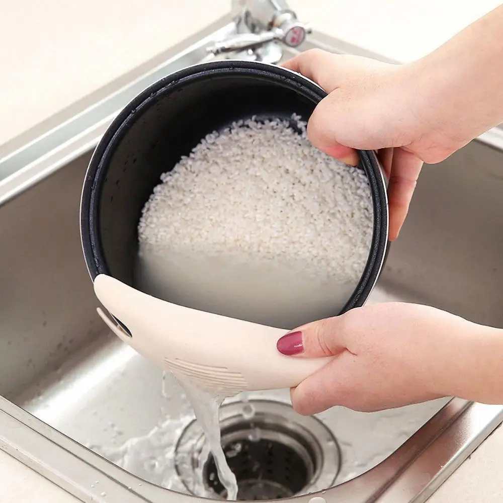 

Cooking Rice Cleaning Multifunction Rice Sieve Strainer Colanders Filter Spoon