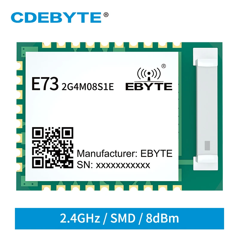 Радиочастотный модуль nRF52833 2,4 ГГц BLE 5,1 сетчатая нить ZigBee 8dBm CDEBYTE E73-2G4M08S 1E беспроводной приемник для UAV Smart Home