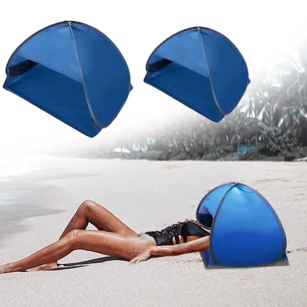 

Portable Outdoor Camping Beach Face Tent Umbrella Small Awning Mini Head Tents Lightweight Folding UV Protection Sun Shelter