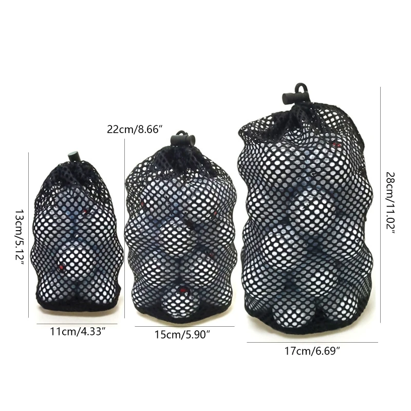 

Special Net Golf Bag Storage Bag Nylon Net Ball Bag Can Hold 12/24/48 Balls Golf Ball Bag N58B